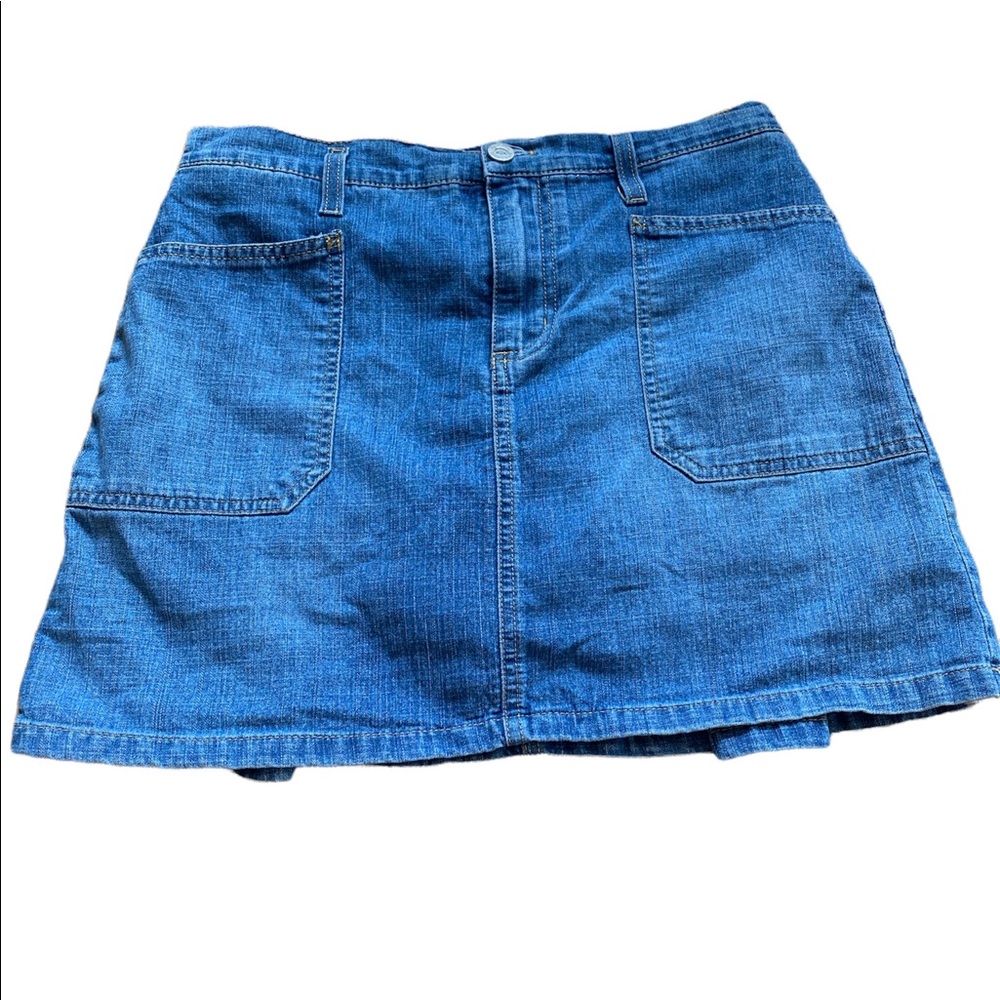 Gloria Vanderbilt denim skirt